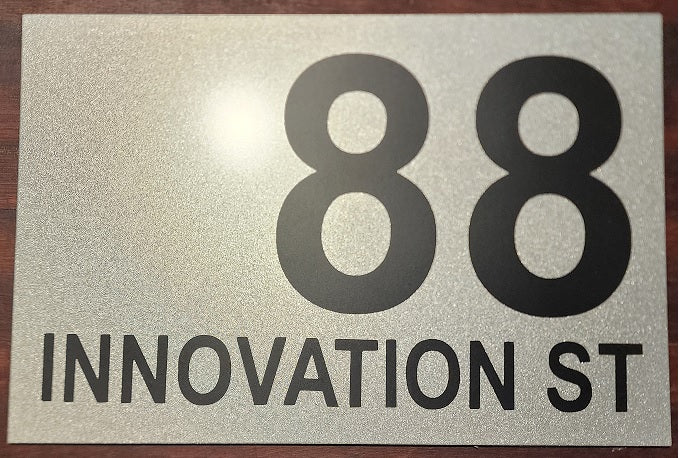 Personalised House Address Plaque -  300 x 200 mm