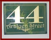 Acrylic plaques any two colours Engraved U.V stable